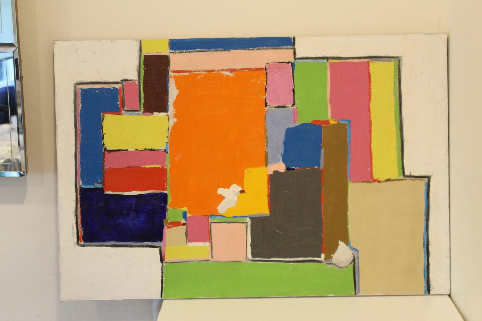 Abstract Oil on Canvas Painting by Frederick Faviano 1977 - 12