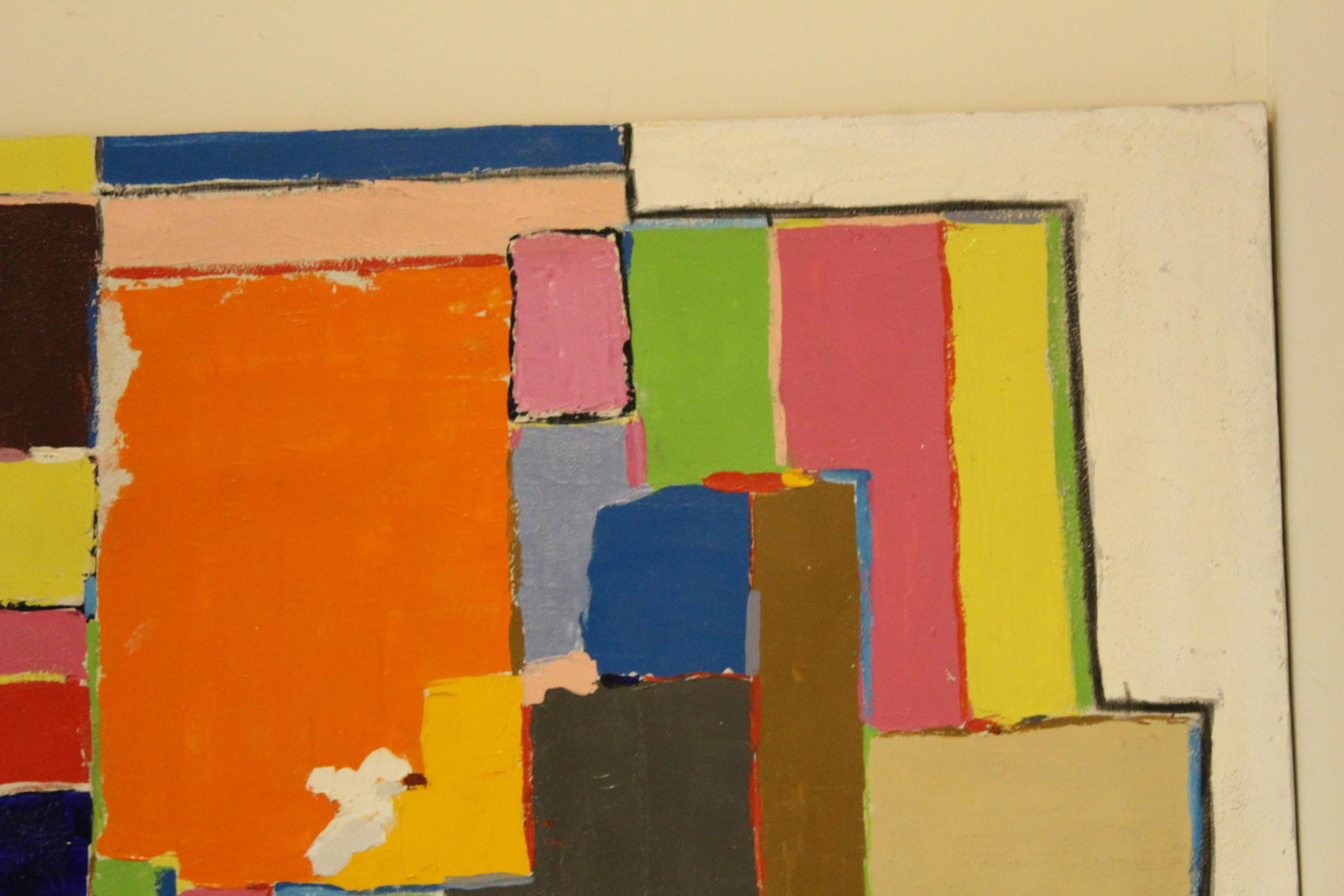 Abstract Oil on Canvas Painting by Frederick Faviano 1977 - 3