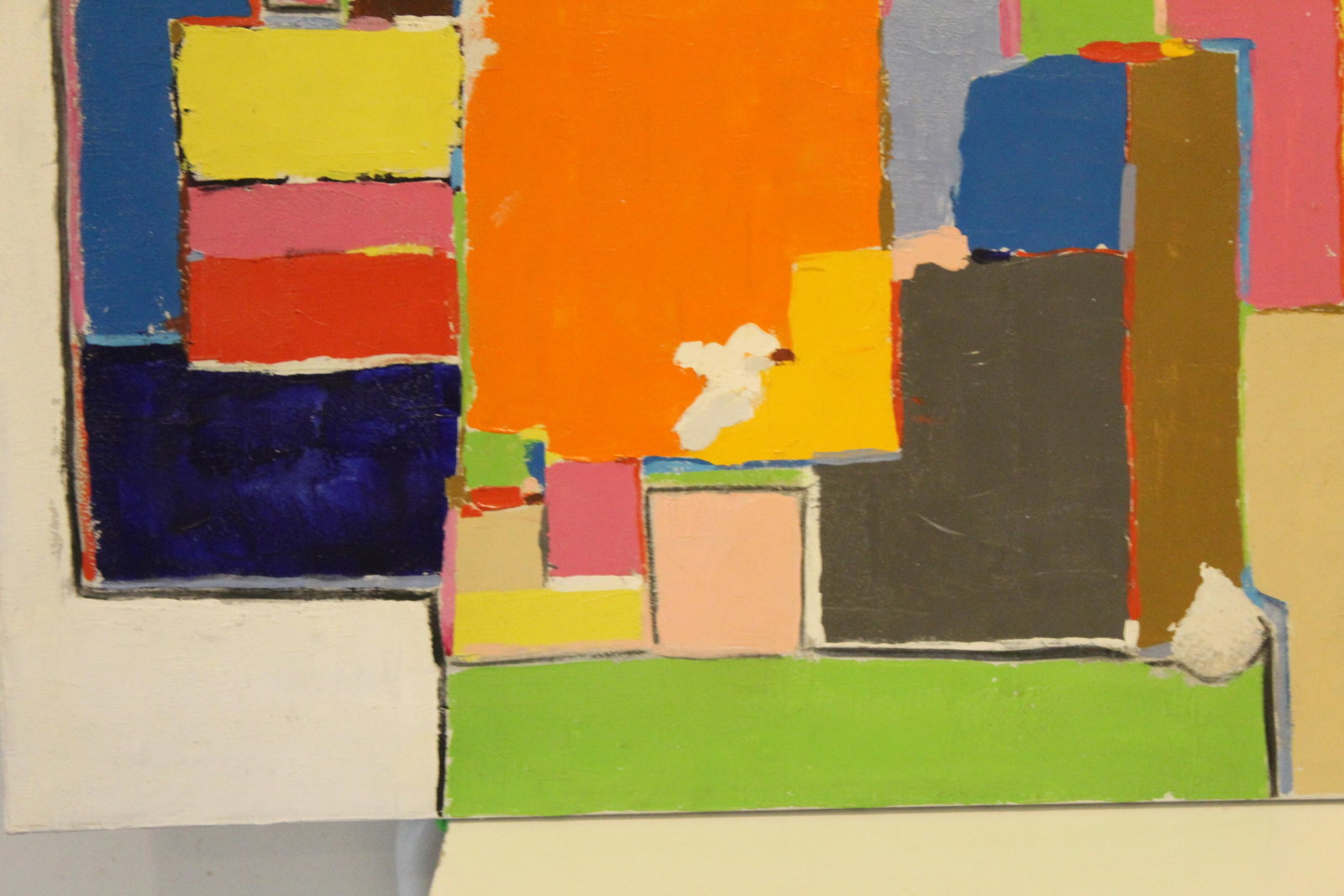 Abstract Oil on Canvas Painting by Frederick Faviano 1977 - 5
