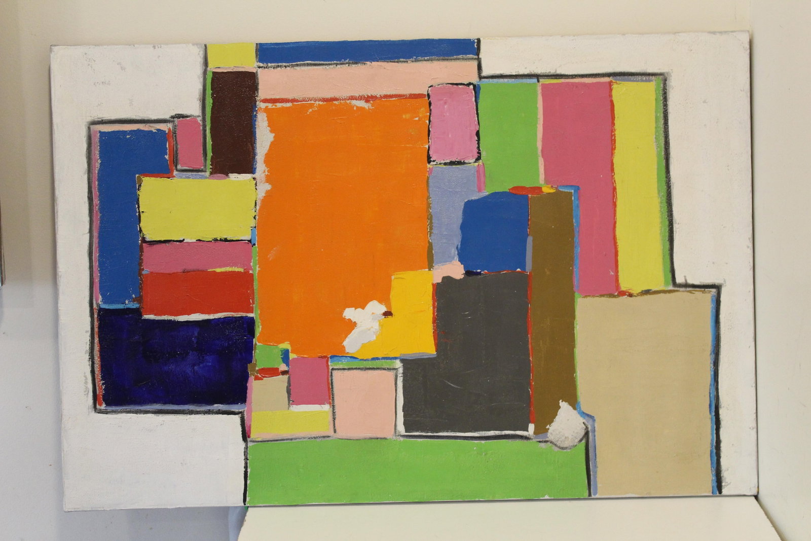 Abstract Oil on Canvas Painting by Frederick Faviano 1977 - 6