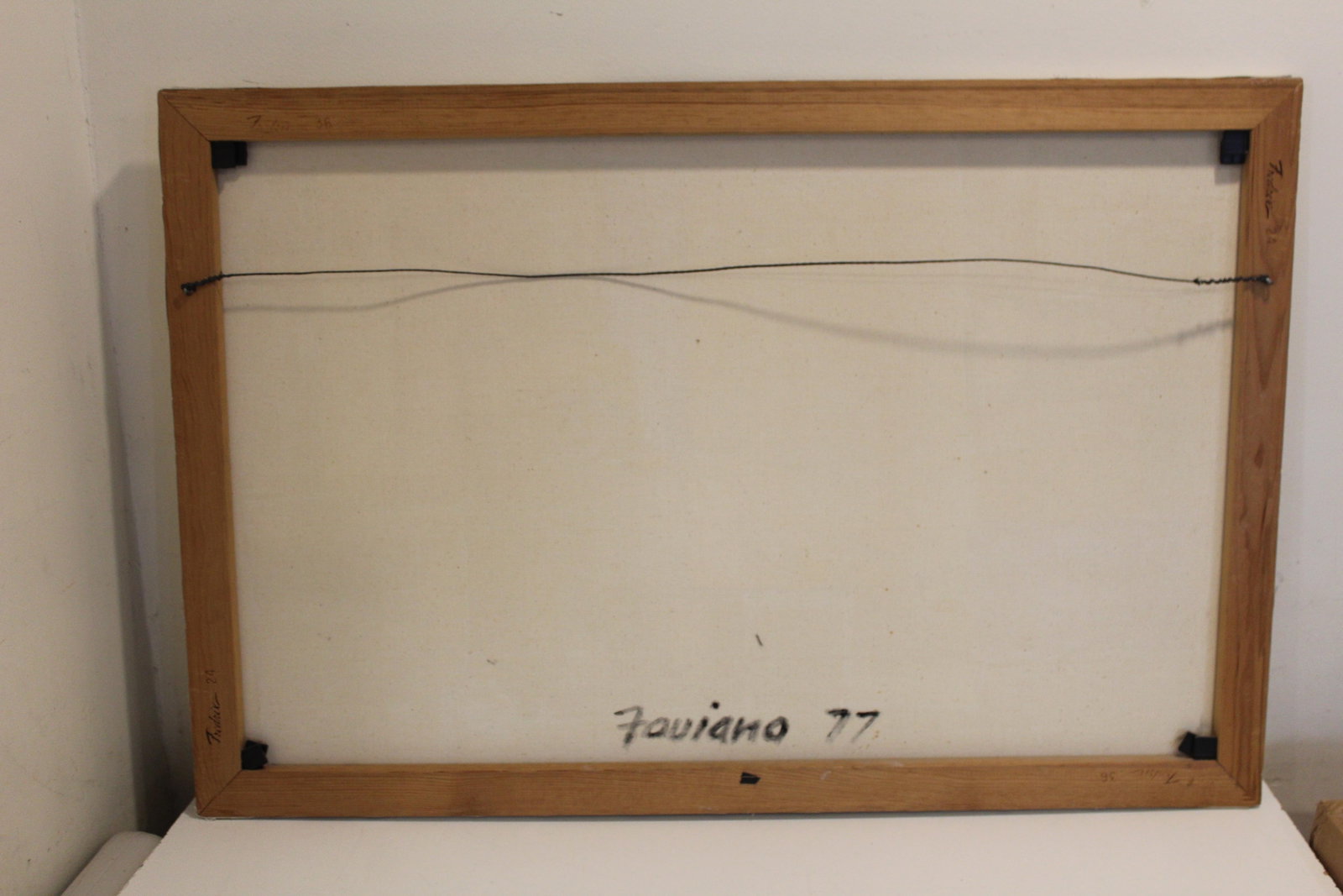 Abstract Oil on Canvas Painting by Frederick Faviano 1977 - 9
