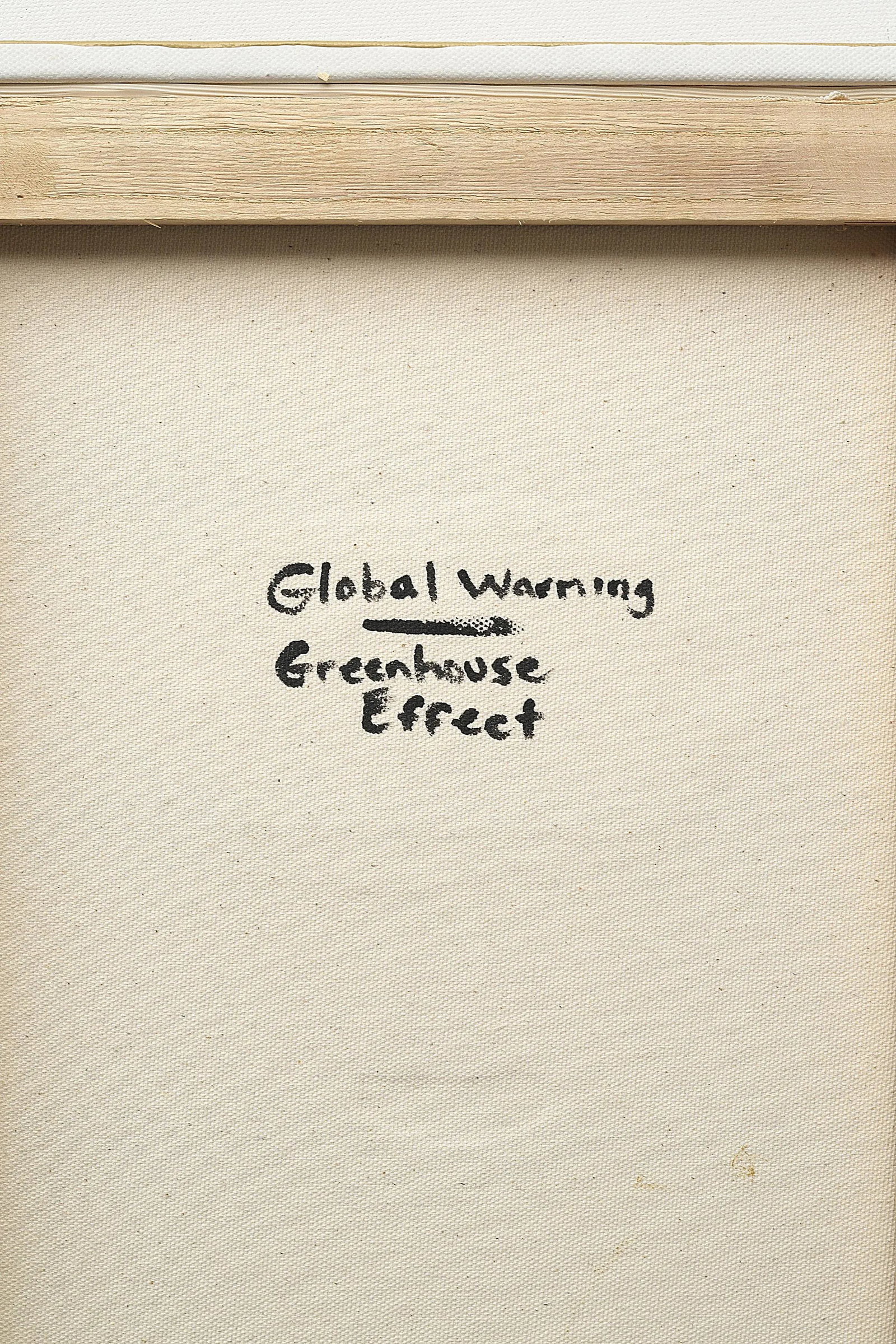 2017 "Global Warming Greenhouse Effect" Contemporary Abstract Mixed-Media Painting - 5