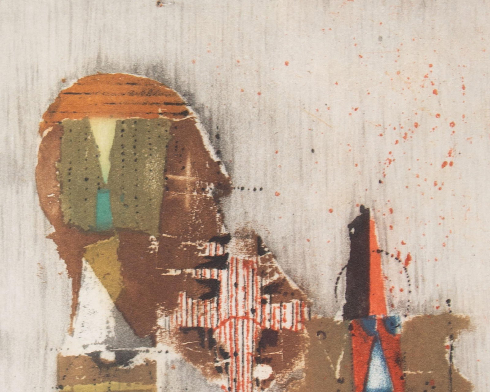 Abstract Color Etching by Johnny Friedlaender - 4