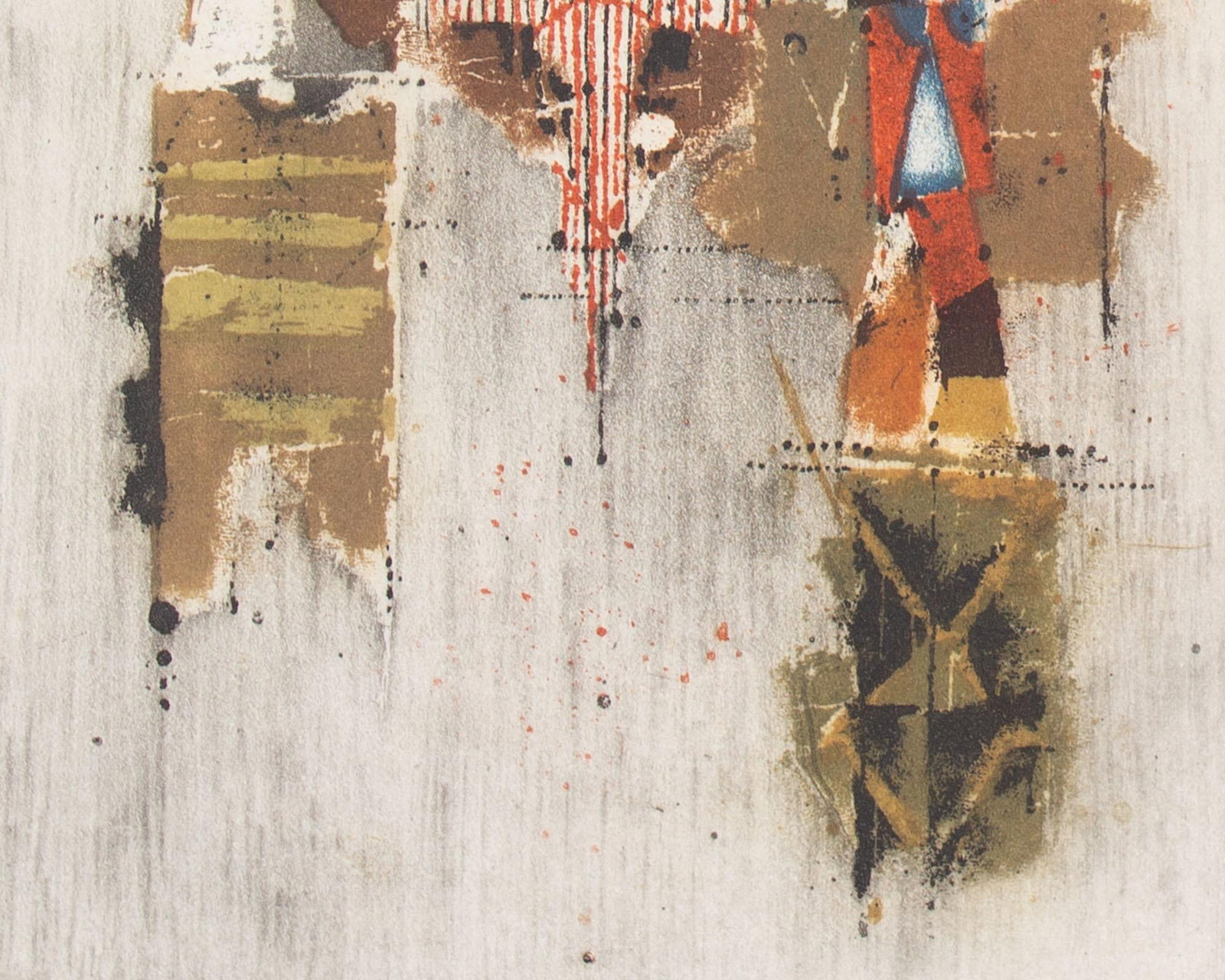 Abstract Color Etching by Johnny Friedlaender - 6