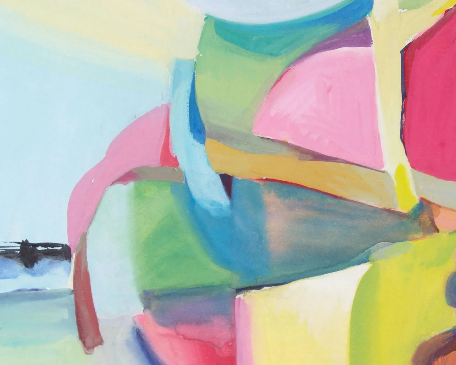 Abstract Gouache Painting by George Coggeshall - 3