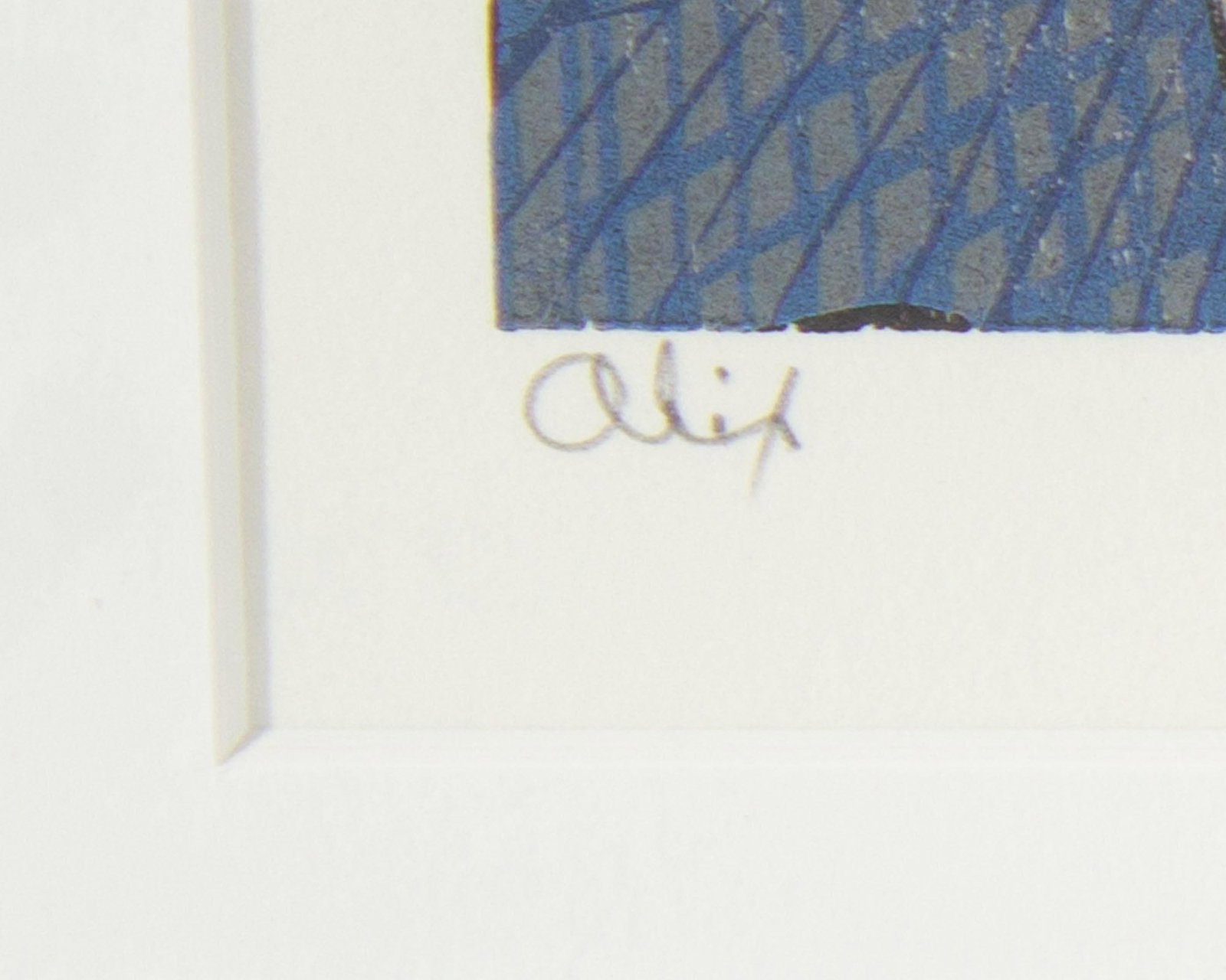Gordon Mortensen 1990 "Alix" Woodcut Print - 7