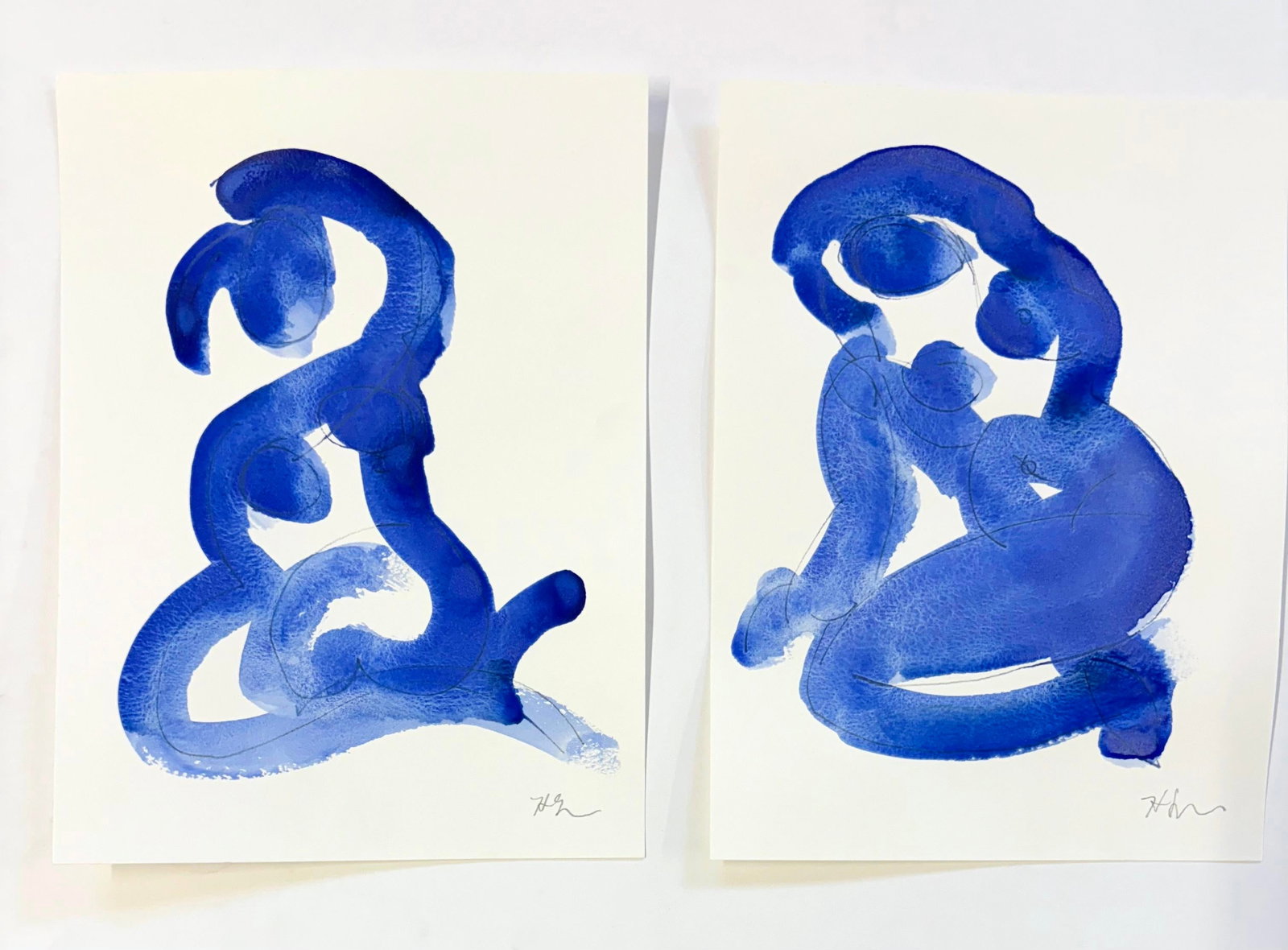 Blue Gesture 21 - 2