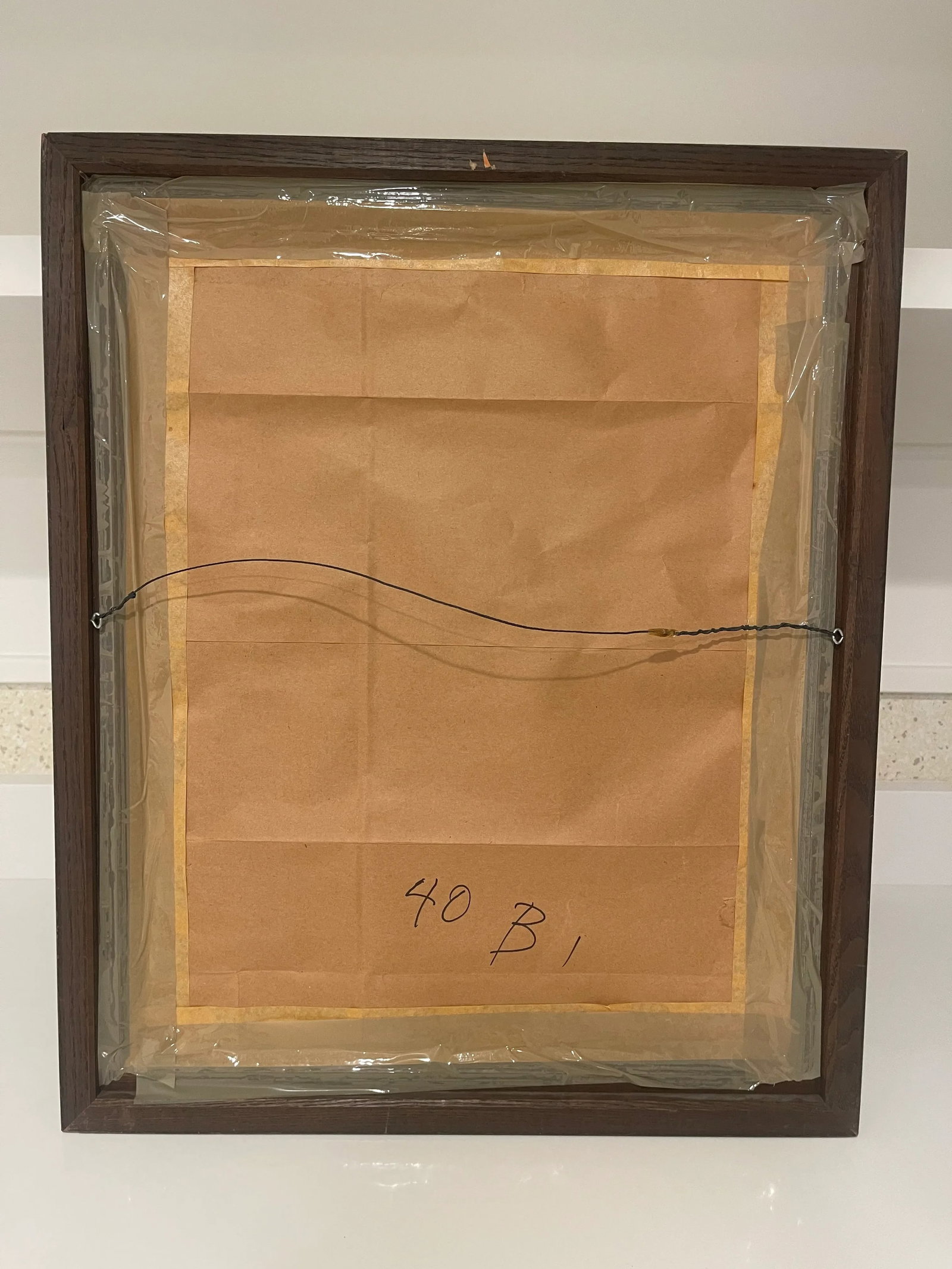 1980s Portrait Painting, Framed - 3