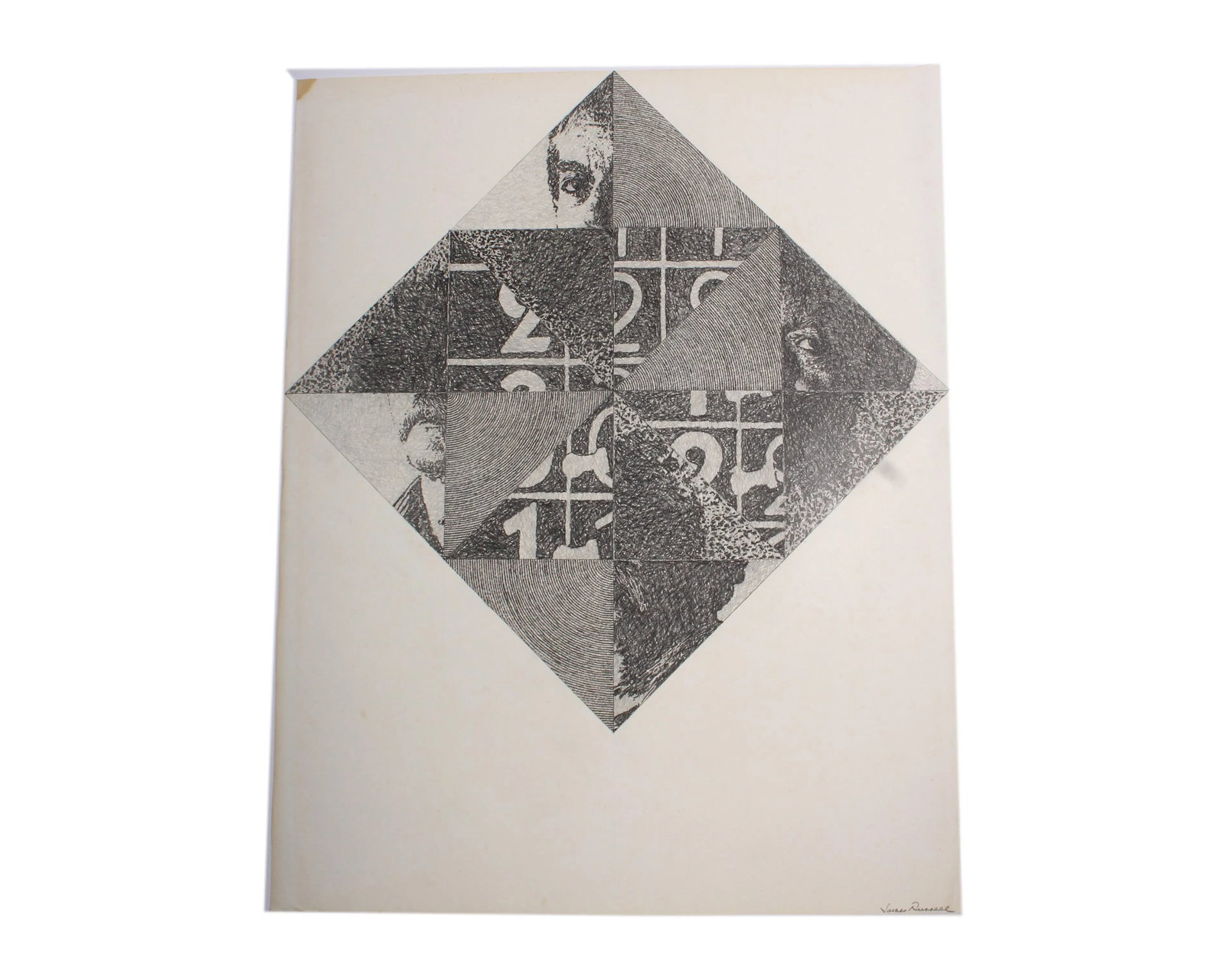 James Spencer Russell Signed Self-Portrait Graphite Drawing - 12