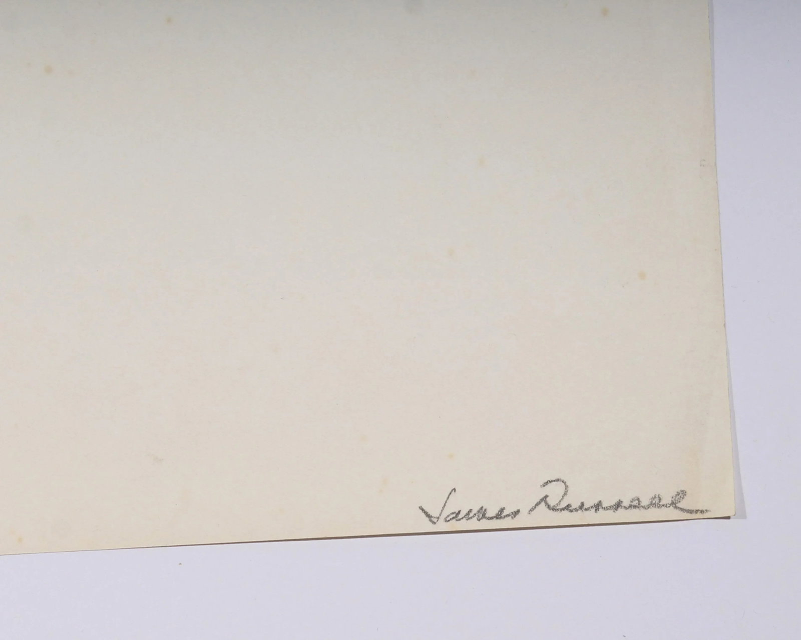 James Spencer Russell Signed Self-Portrait Graphite Drawing - 9