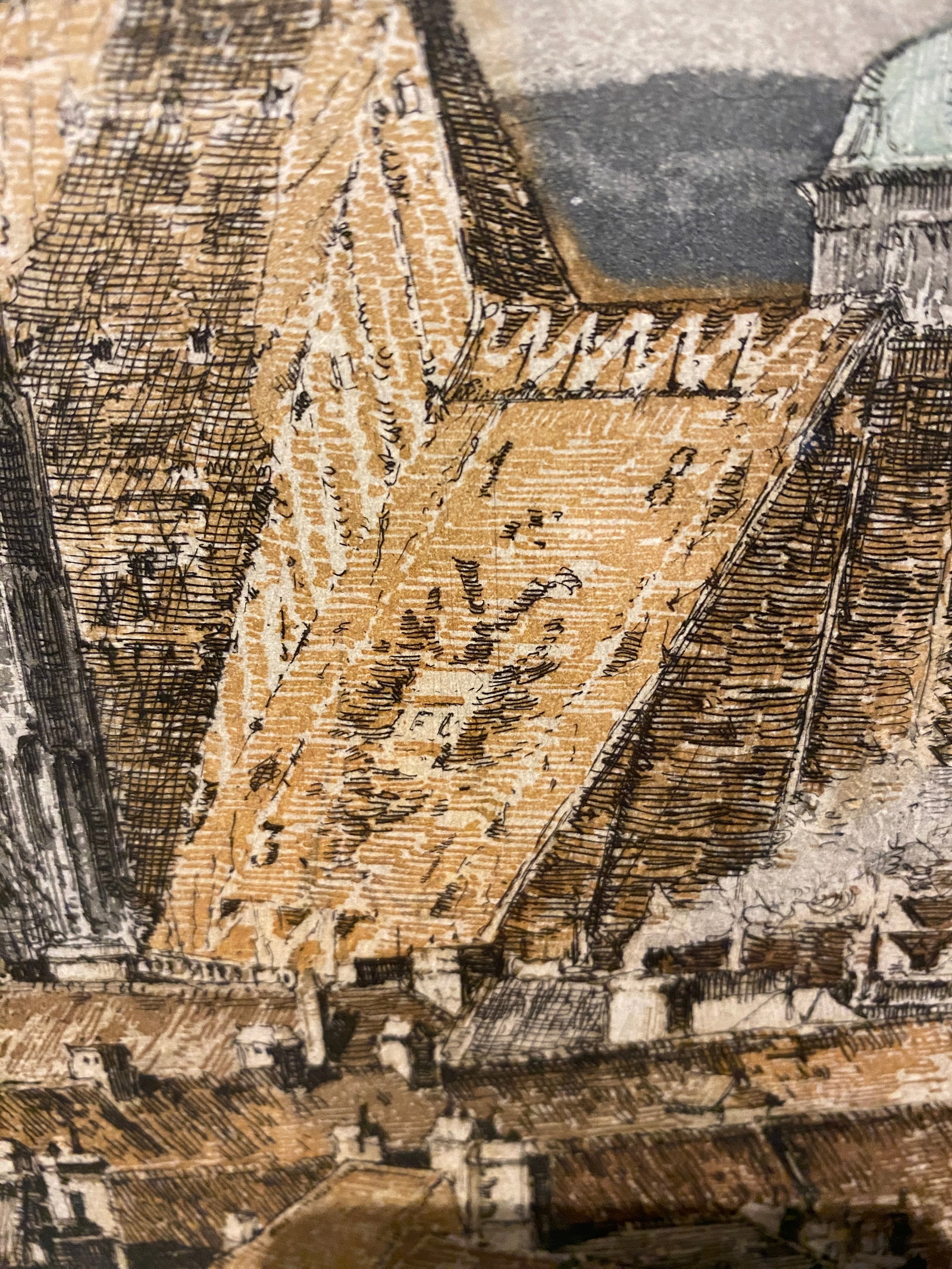 Mid 20th Century Josef Eidenberger "St. Stephen's Cathedral" Vienna, Austria Etching, Signed - 12