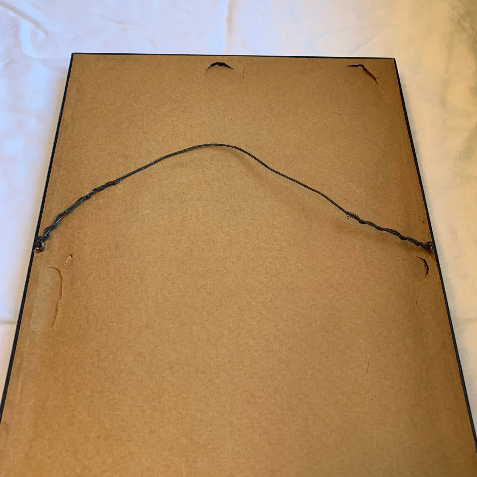Mid 20th Century Giraffe Painting, Framed - 5