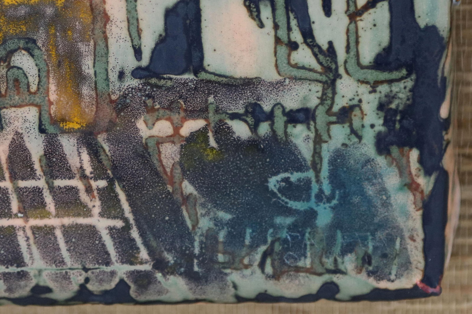 MCM Vintage Pat Peat O'Neil - Georgetown, Washington Dc- Enamel on Metal - Torpedo Factory - 10