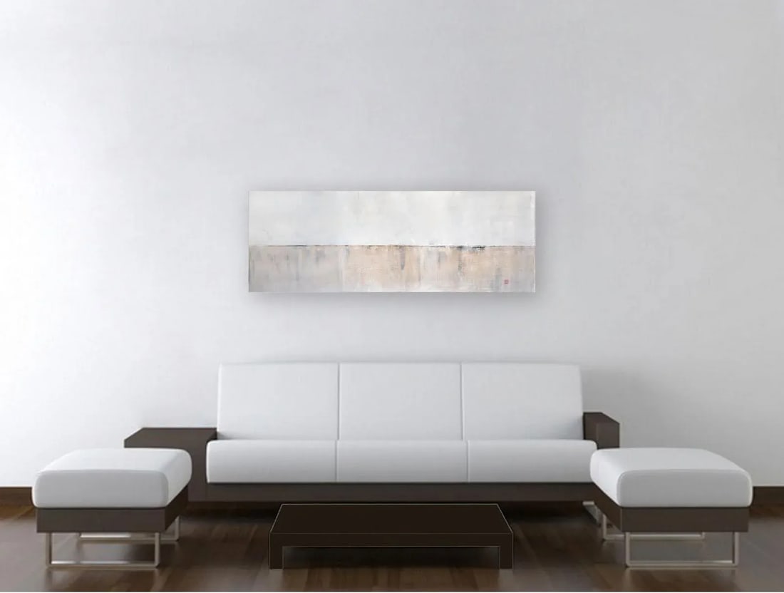 "SkyLine XII" Contemporary Abstract Acrylic Painting - 4