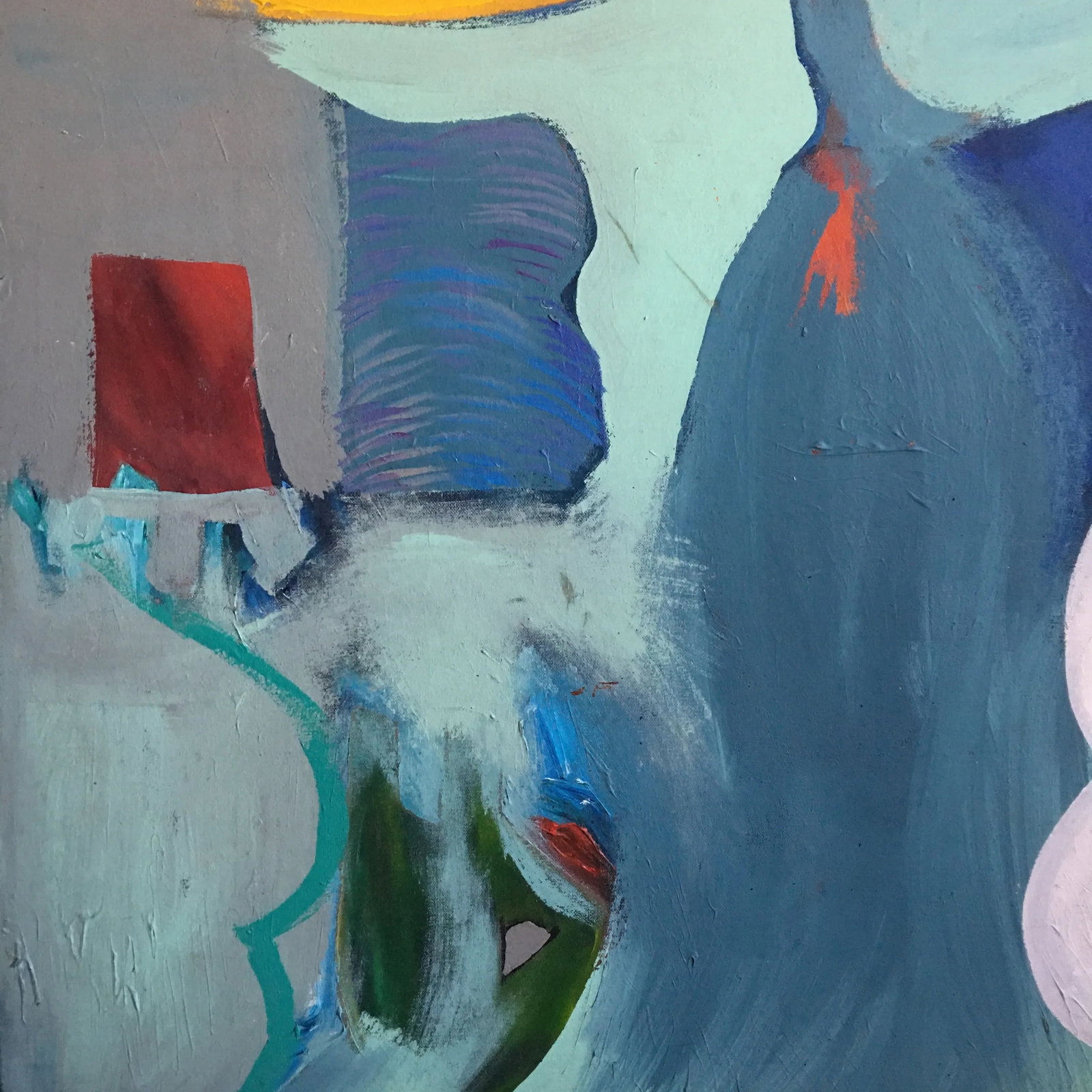 Mid 20th Century Abstract Expressionist Oil Painting - 7
