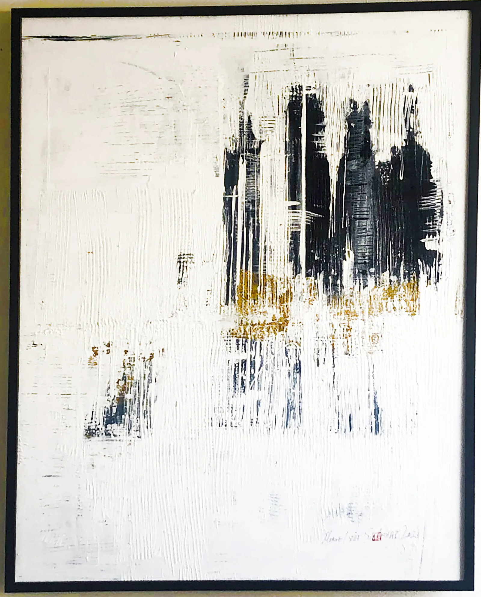 "Marvel VIII" Contemporary Modernist Abstract Acrylic Painting, Framed - 7