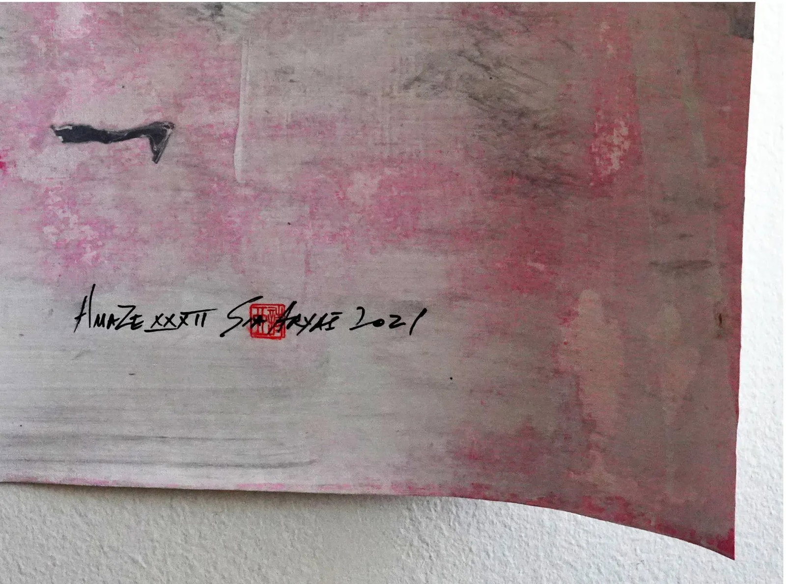 "Amaze XXXII" Contemporary Abstract Mixed-Media Painting - 2