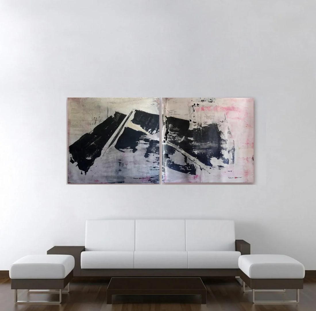 "Amaze XXXII" Contemporary Abstract Mixed-Media Painting - 6