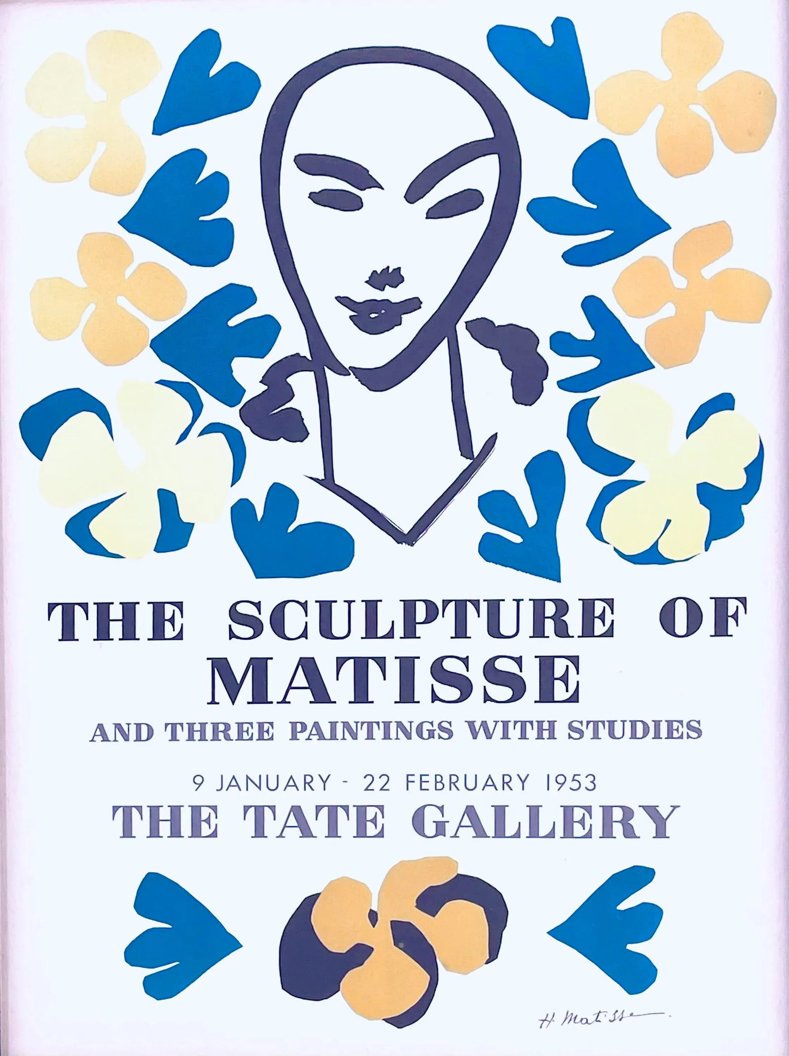 1950s Matisse Tate Gallery Exhibition Poster, Framed - 2