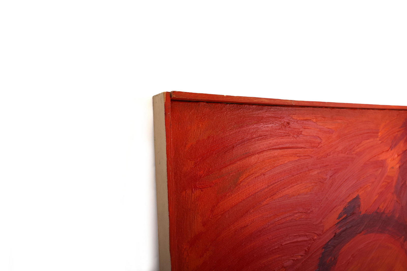 Original Mid Century Modern "Mars Rising" Painting by Artist Virginia Cohn Parkum - 8