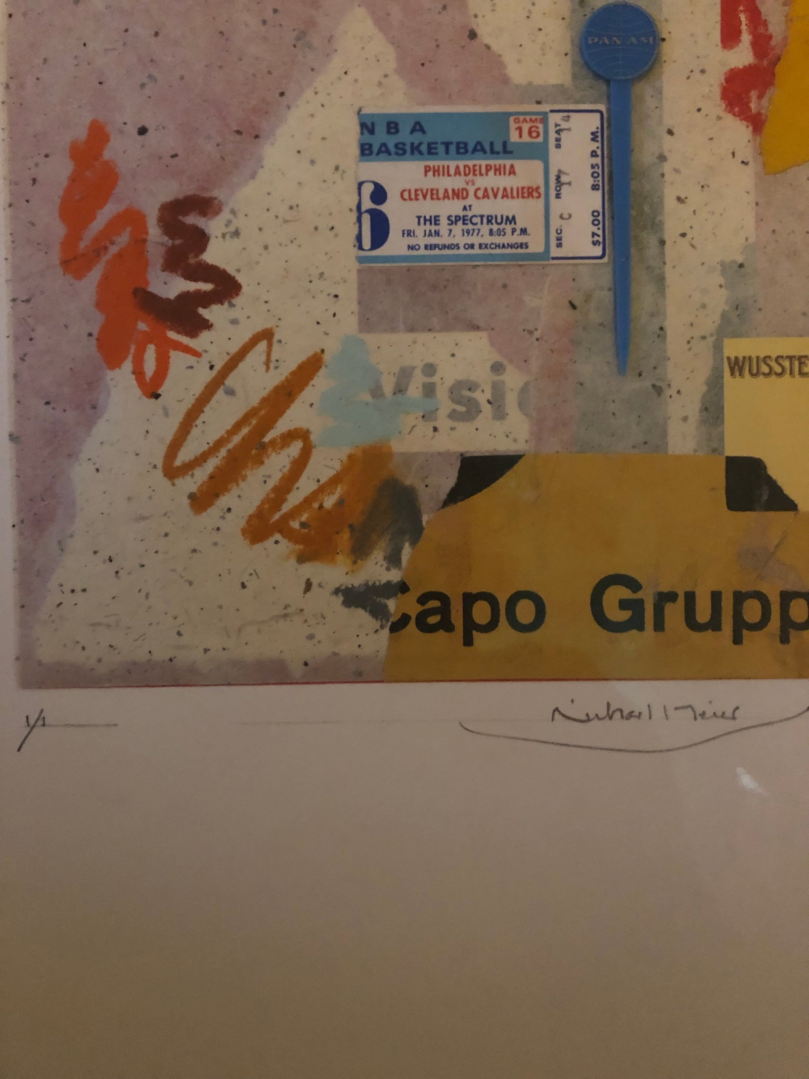 Contemporary Abstract Collage by Richard Meier, Framed - 4