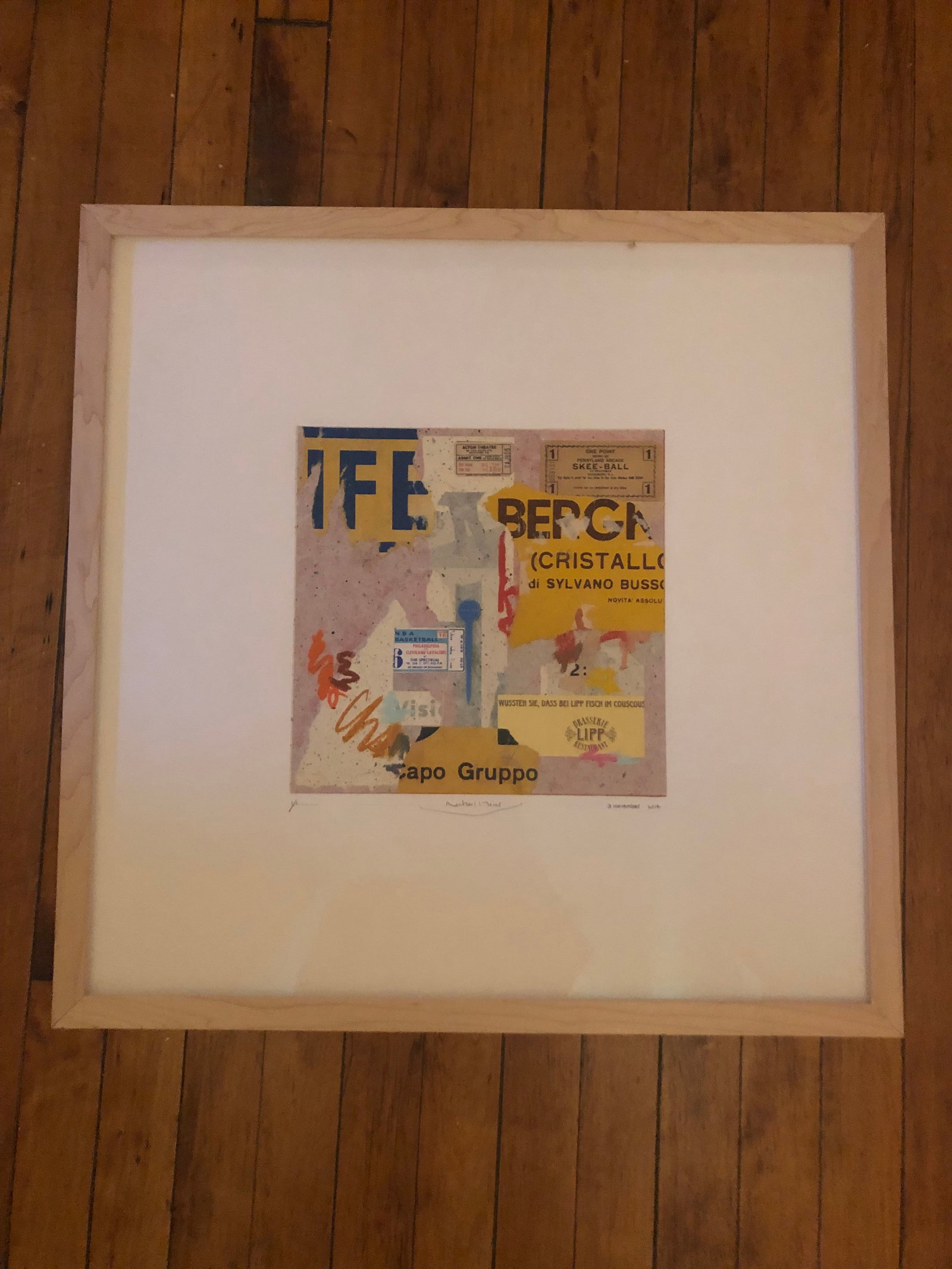 Contemporary Abstract Collage by Richard Meier, Framed - 5