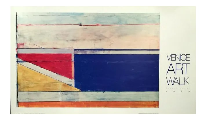 1989 Venice Art Walk Richard Diebenkorn Poster (1 of 4)