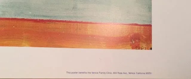 1989 Venice Art Walk Richard Diebenkorn Poster - 2