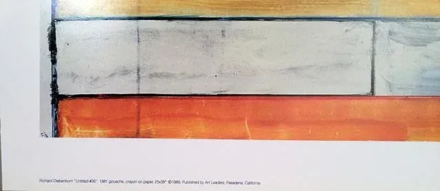 1989 Venice Art Walk Richard Diebenkorn Poster - 3