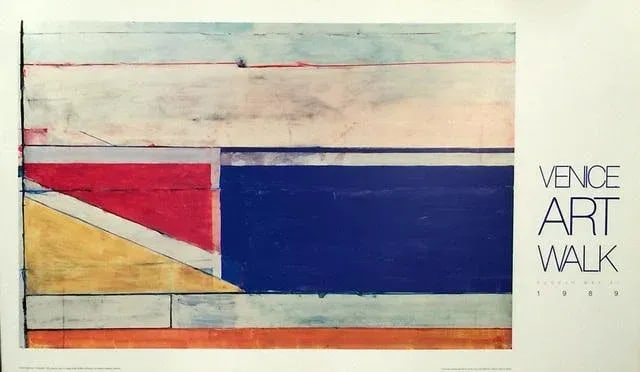 1989 Venice Art Walk Richard Diebenkorn Poster - 4