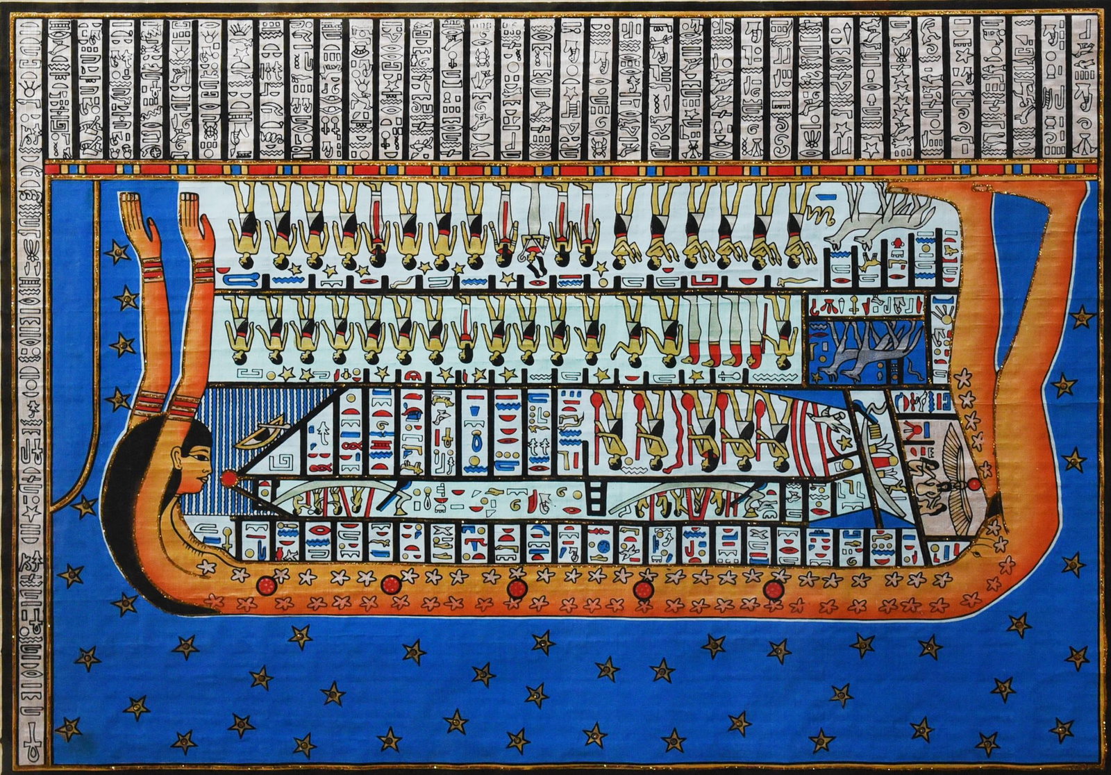 1970s Rebirth on the Nile: A Pharaonic Scene - 2