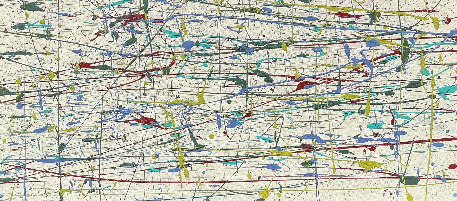 From the "Galactic Series" Original Abstract Painting on Stretched Canvas - 4