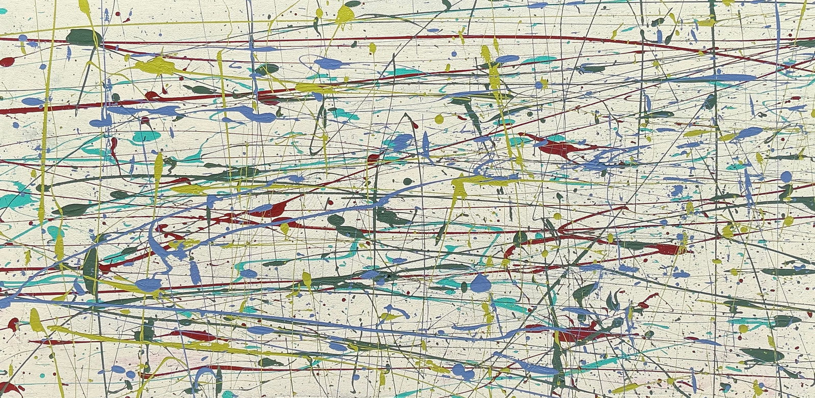 From the "Galactic Series" Original Abstract Painting on Stretched Canvas - 5