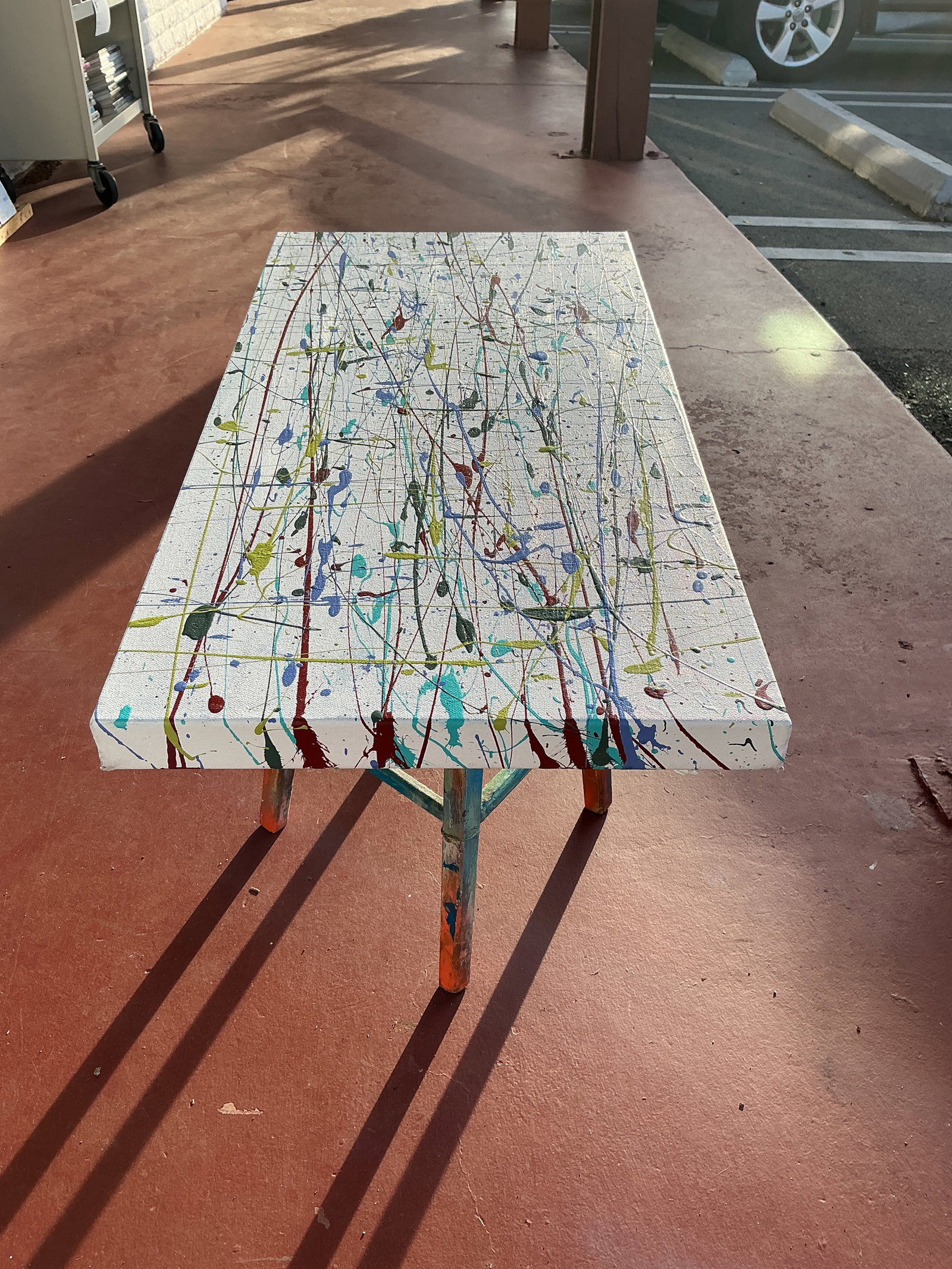 From the "Galactic Series" Original Abstract Painting on Stretched Canvas - 8
