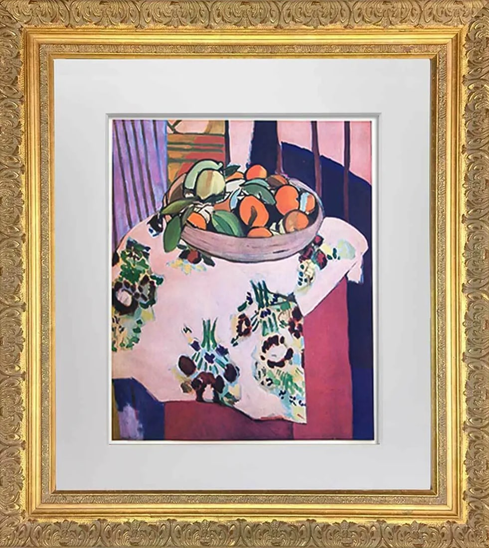 Henri Matisse Limited Edition Lithograph "Oranges": Henri Matisse Limited Edition Lithograph. Size : 38.1 x 27.9 cm. Titled: Oranges 1912. Sur les presses de Albert Skira, Geneva, Paris 1940. Signed in the matrix (Henri Matisse). Of a Limited Edition