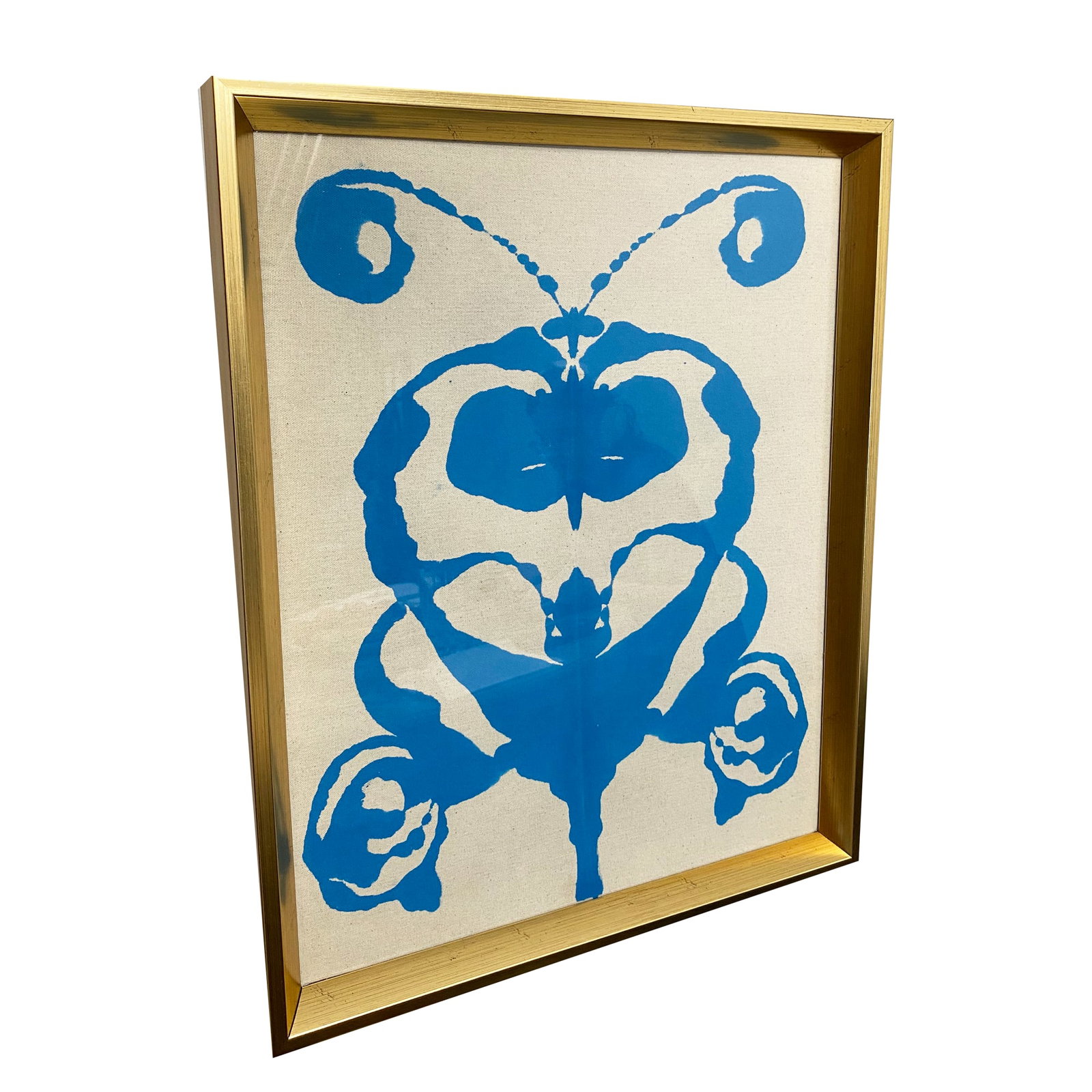 Original Rorschach Test-Inspired Abstract Paintings - Hand-Painted Acrylic on Canvas, Framed Modern - 4