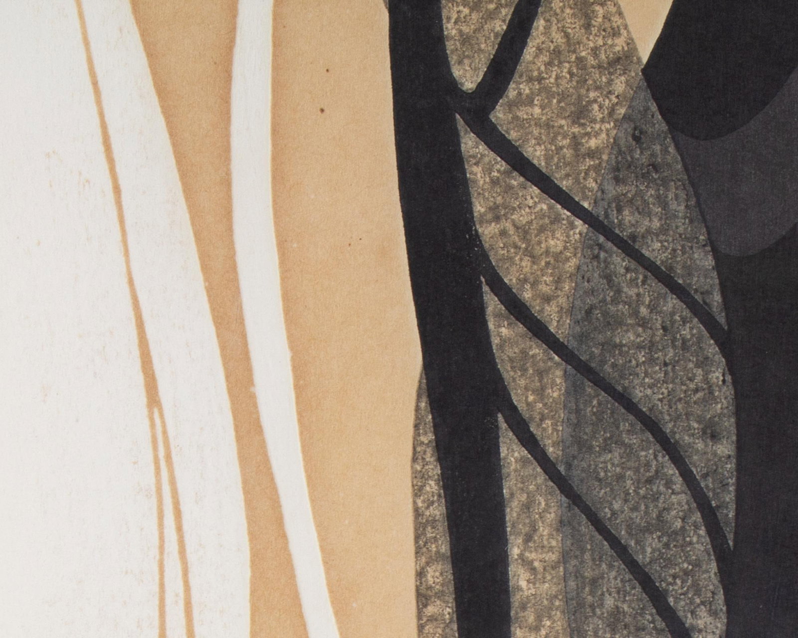1954 "Buddhist Statues" Woodblock Print by Hodaka Yoshida - 3