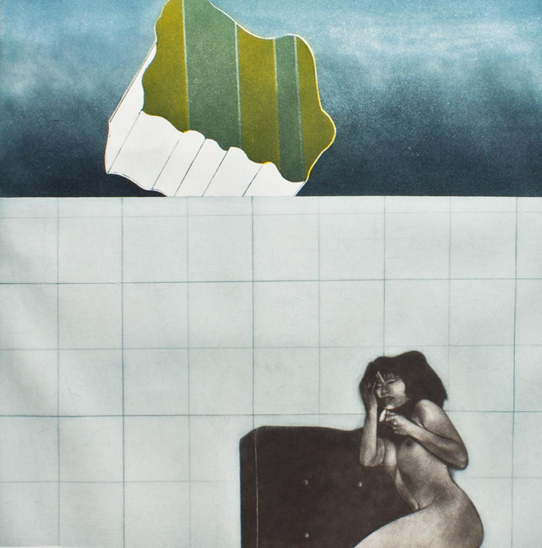 Artist's Proof Mezzotint and Color Etching by Wolfgang Gafgen - 2