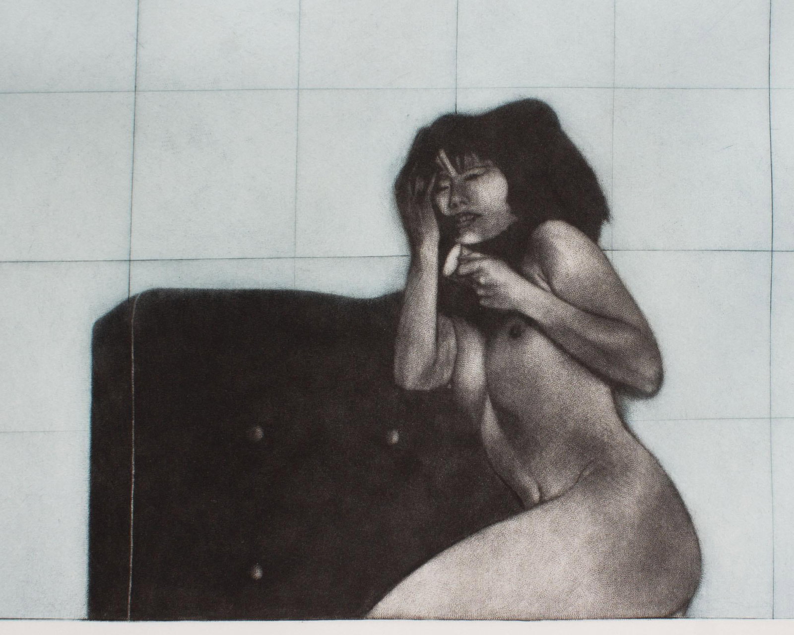 Artist's Proof Mezzotint and Color Etching by Wolfgang Gafgen - 4