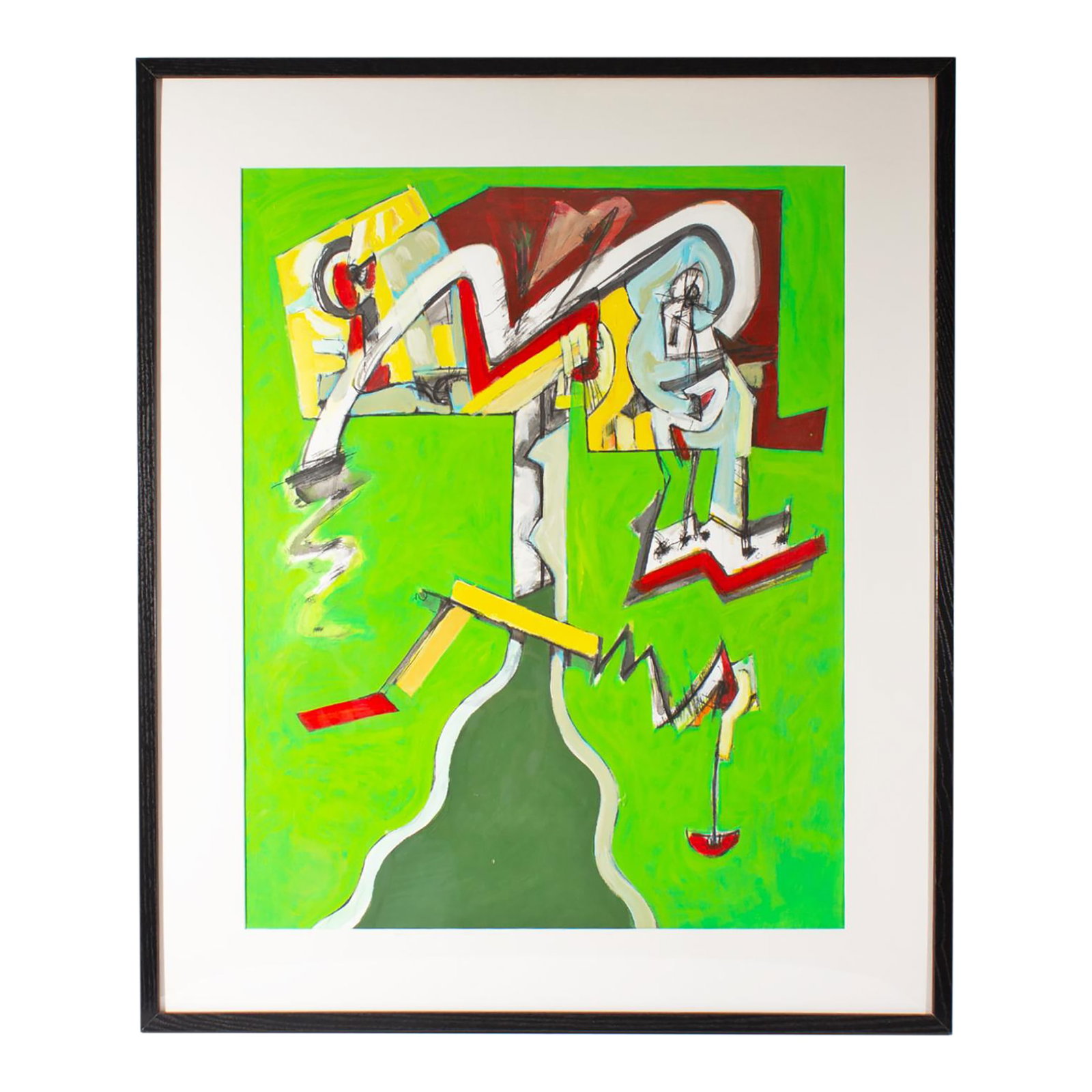 Abstract Mixed Media Painting by James L. Bruch (1 of 8)
