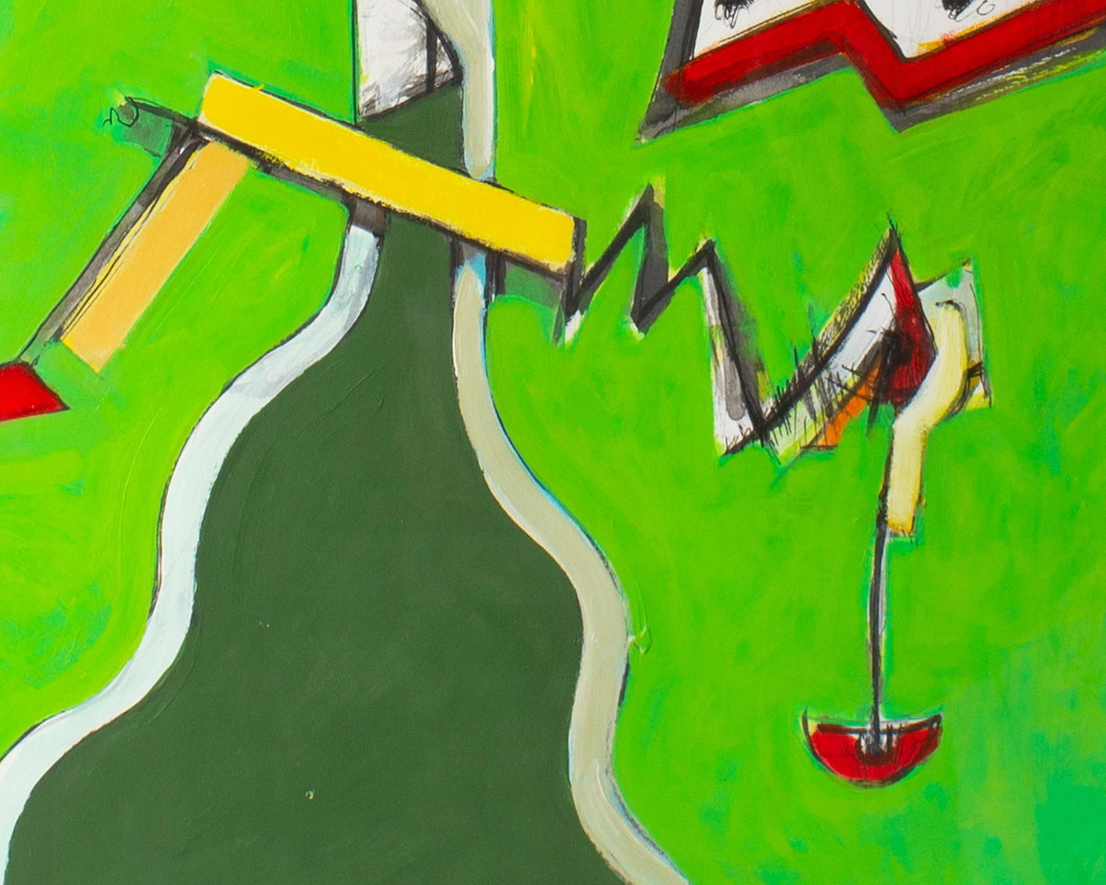 Abstract Mixed Media Painting by James L. Bruch - 4