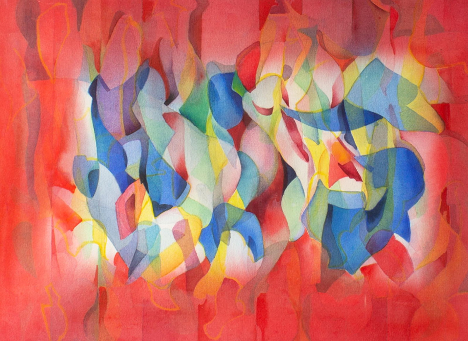Abstract Watercolor Painting by George Coggeshall - 2