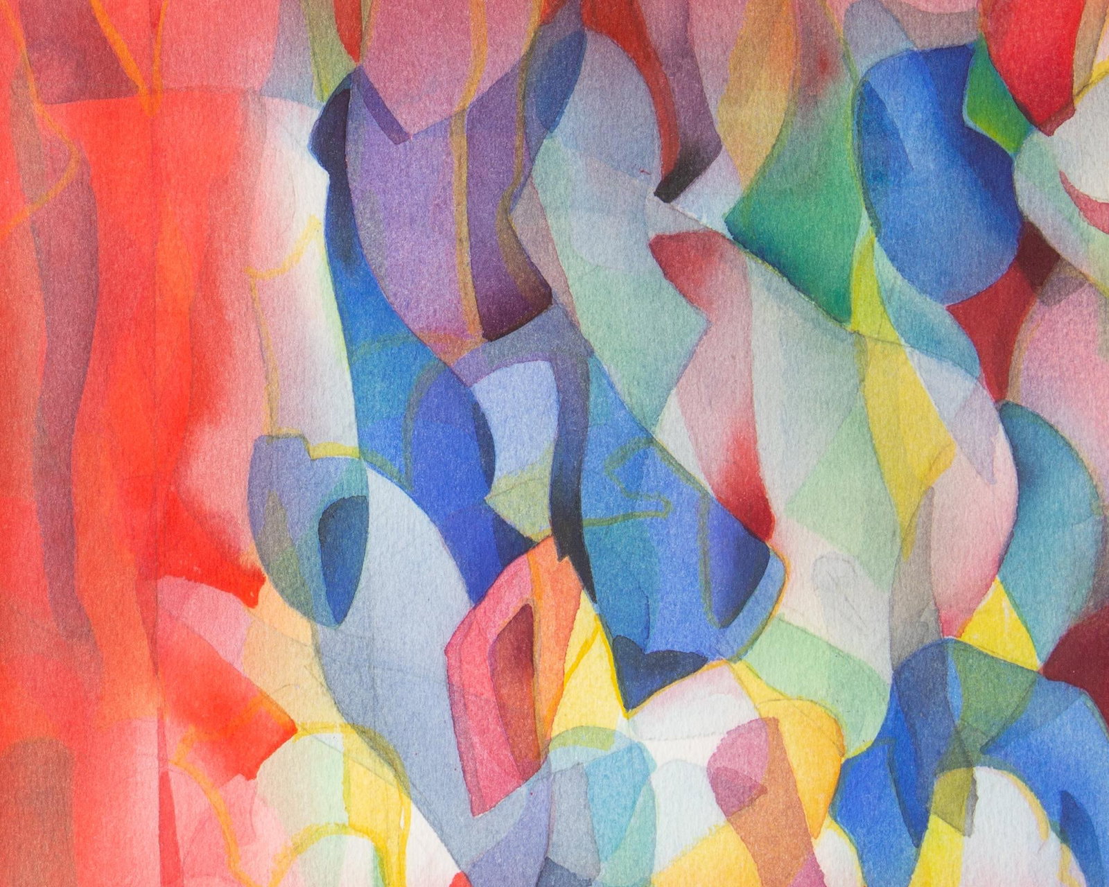 Abstract Watercolor Painting by George Coggeshall - 5