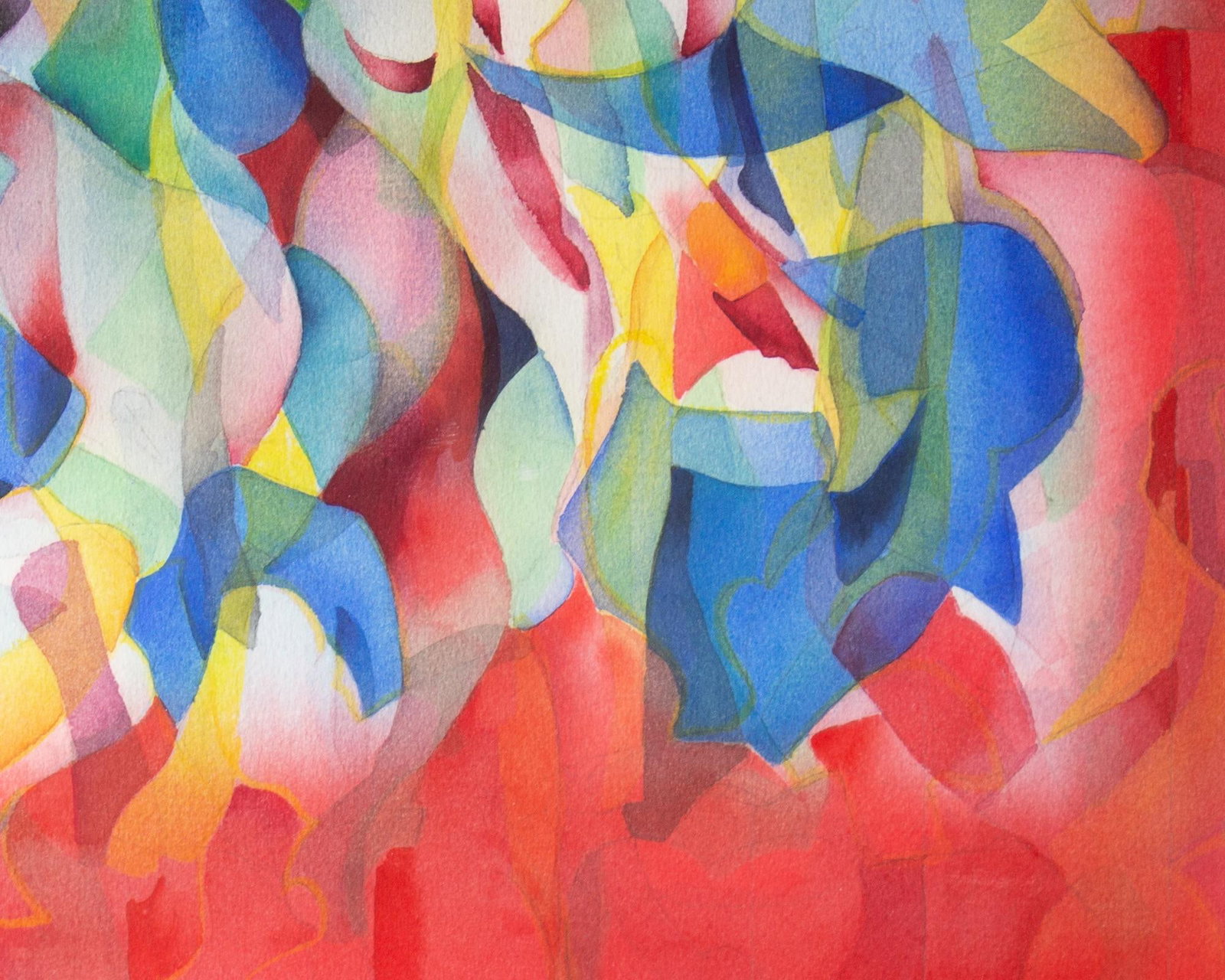 Abstract Watercolor Painting by George Coggeshall - 7