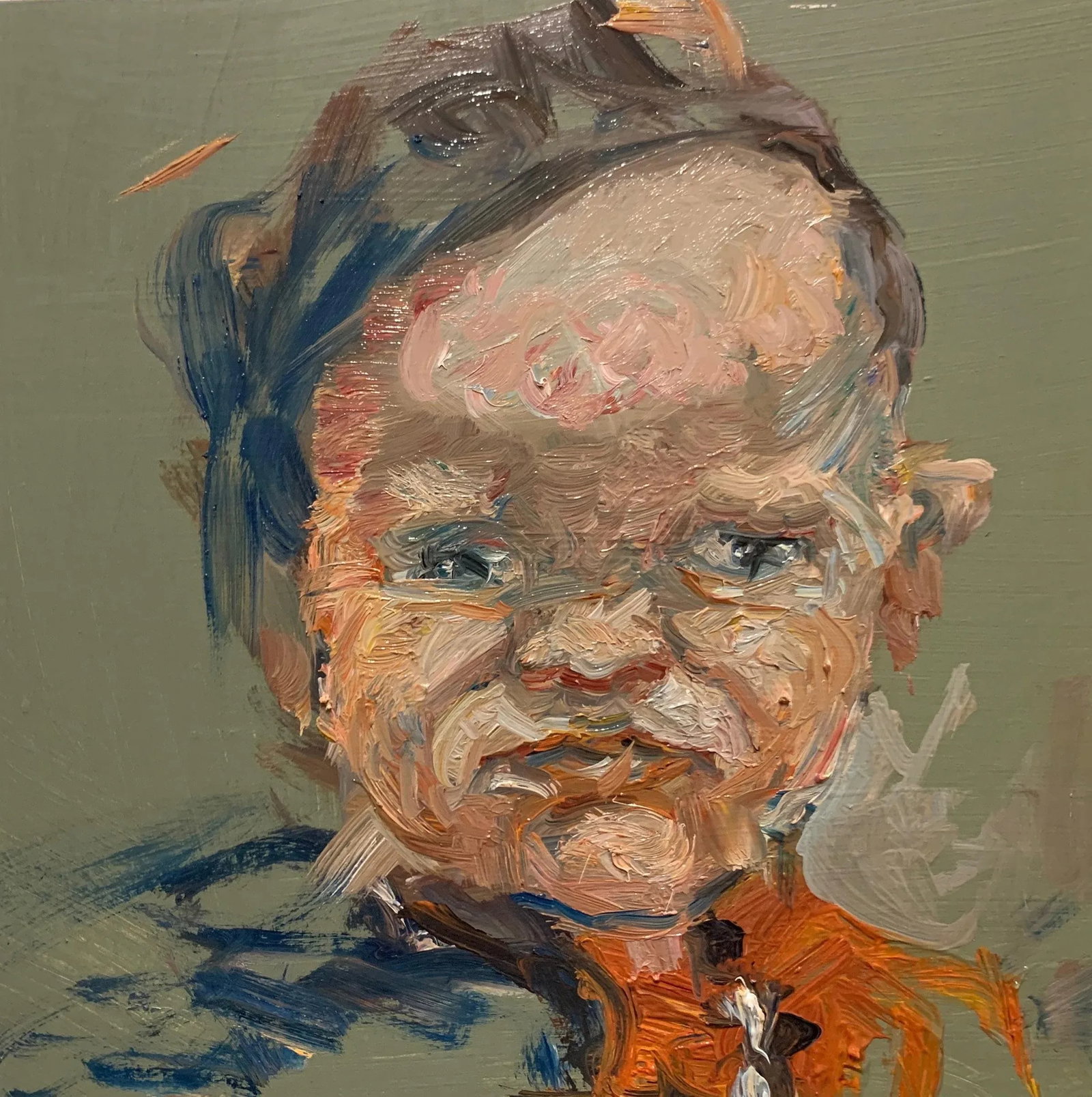 Baby Face, Contemporary, Figurative Arts, Oil Painting - 4