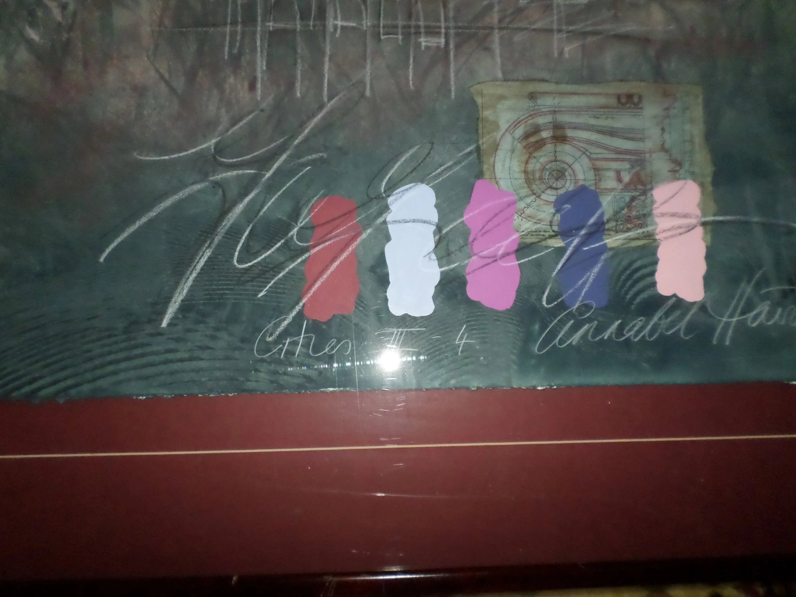 1970s "Cities III - 4" Architectural Surrealist Work on Paper, Framed - 7
