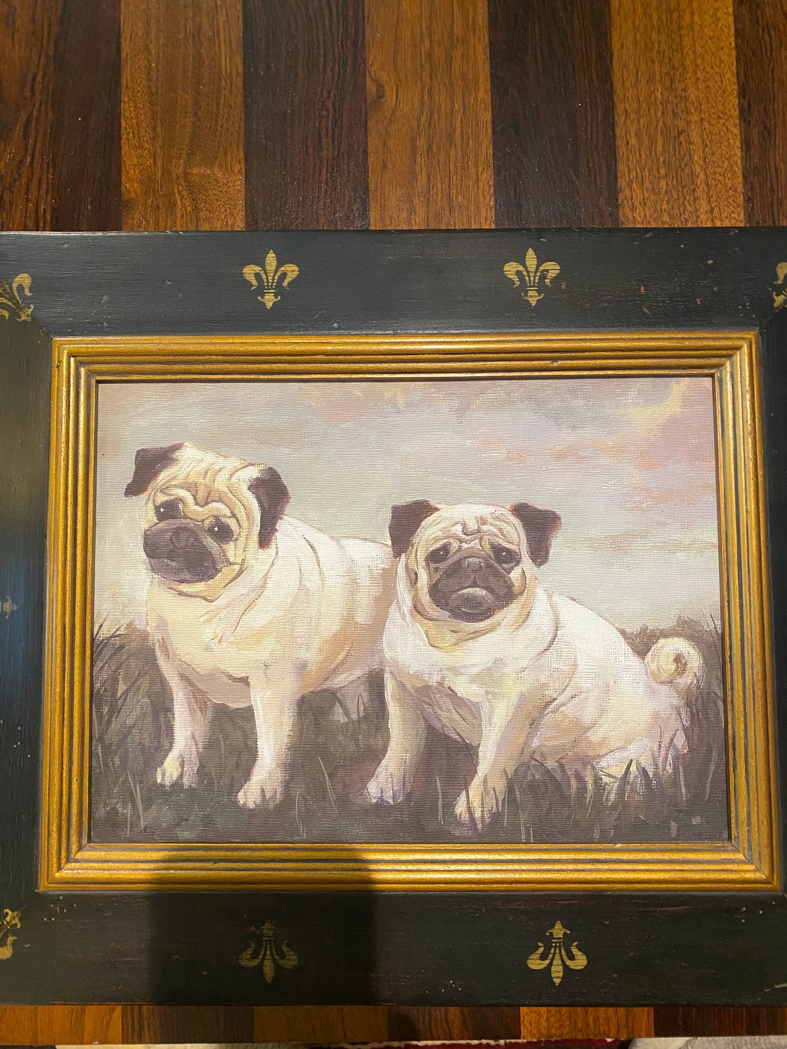 Late 20th Century W. King Ambler Dog Giclee Portrait Prints, Framed - a Pair - 2
