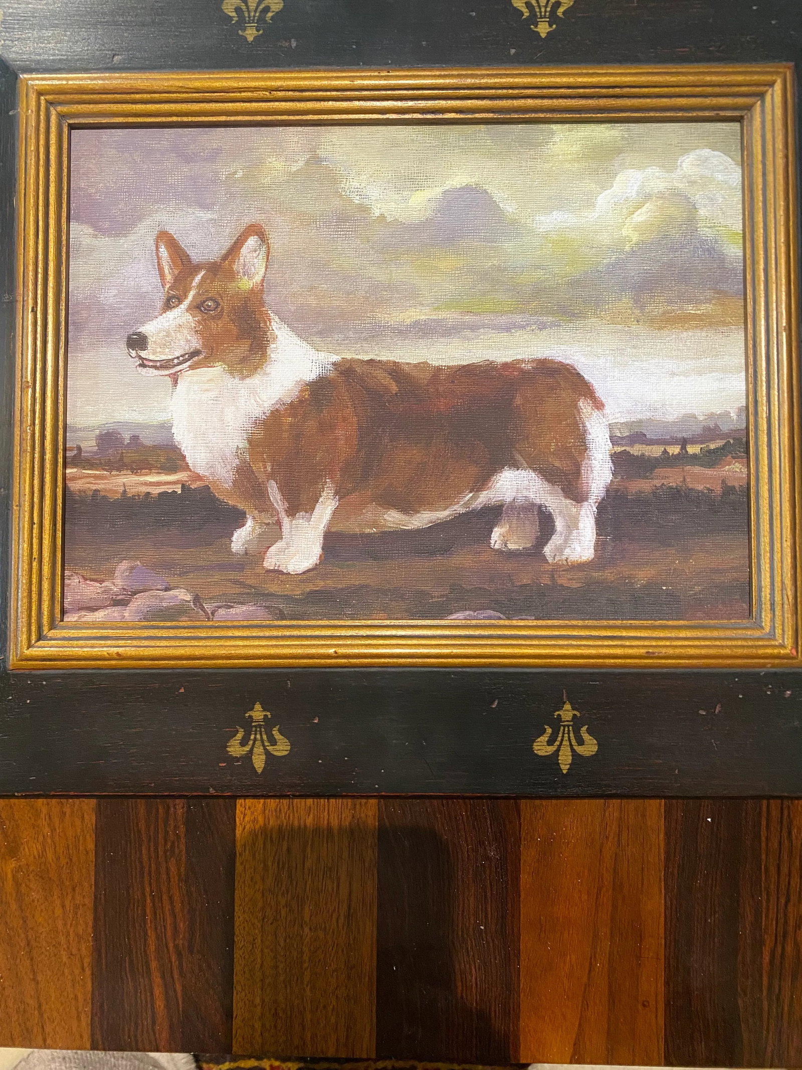 Late 20th Century W. King Ambler Dog Giclee Portrait Prints, Framed - a Pair - 3