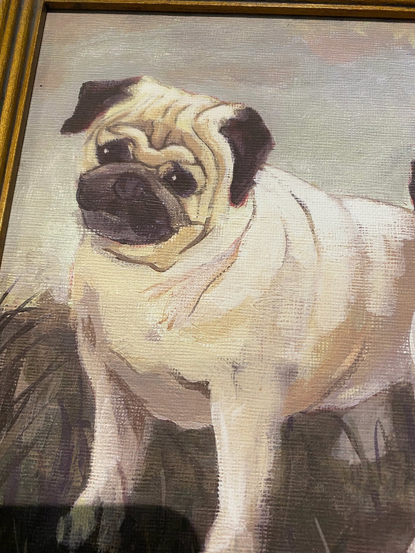 Late 20th Century W. King Ambler Dog Giclee Portrait Prints, Framed - a Pair - 5