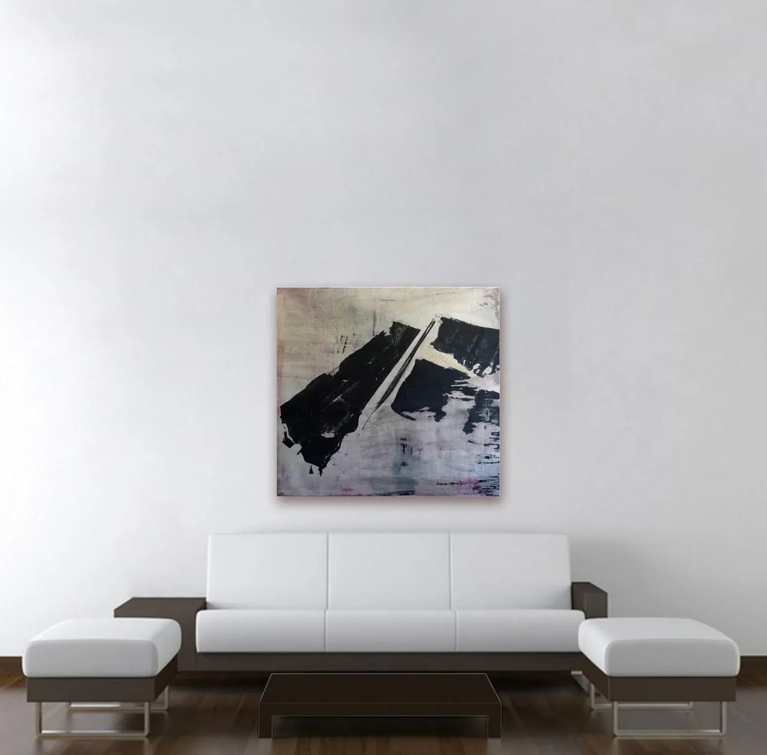 "Amaze XXXI" Contemporary Abstract Mixed-Media Painting - 4